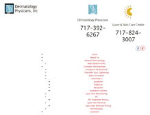 Tablet Screenshot of dermphys.com